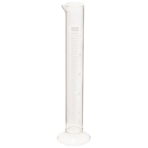 Glaszylinder mit Sockel, 50 ml, 20 cm, transparent, Innenbereich