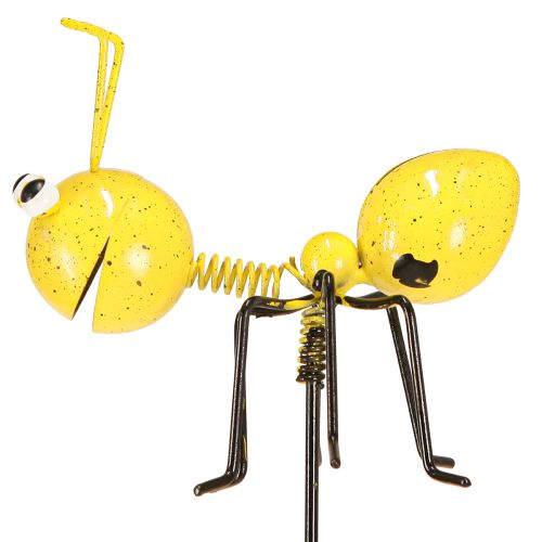 Artikel Metall Deko Ameise am Stab – Bunte Gartendeko 46cm, Set mit 4 Varianten