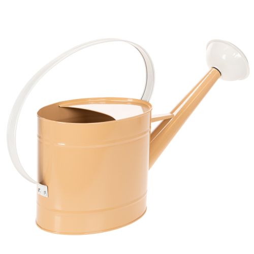 Metall Deko Gießkanne Vintage Look Hellbraun 52,5cm - Pflanzkanne für Tischdeko & Sommerdeko | Floristik21.de