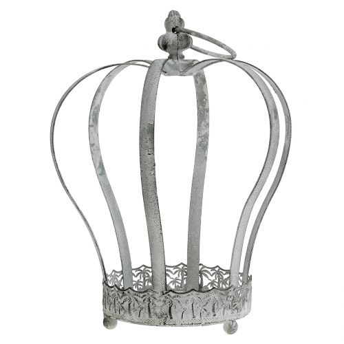 Floristik21 Metall-Krone zur Dekoration Ø20,5cm H26cm