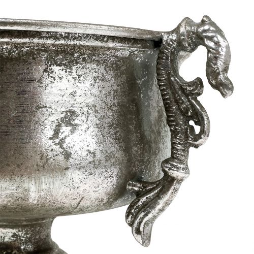 Artikel Antik-Pokal aus Metall in Silber Ø18cm H30cm