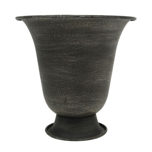 Metallpokal Schwarz Ø15cm H15cm
