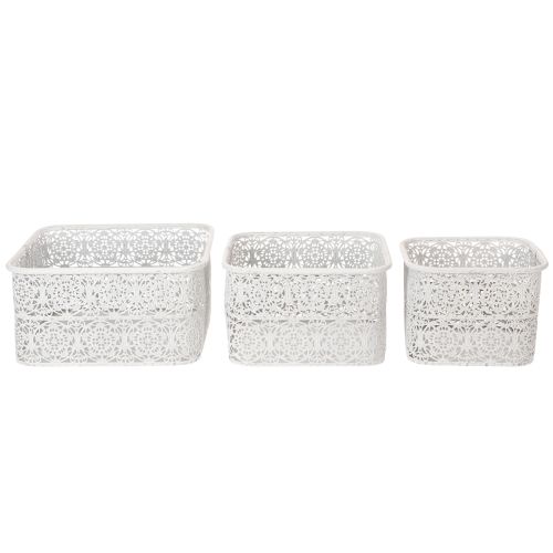 Metallschalen Spitzenmuster,