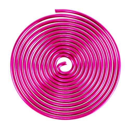 Floristik21 Metallschnecke Pink 2mm 120cm