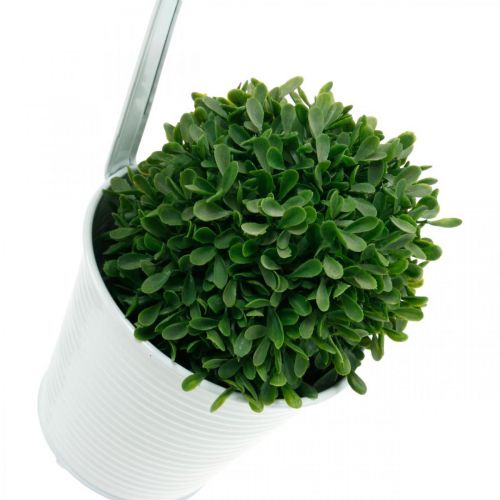 Floristik21 Pflanzgefäß, Blumentopf zum Hängen, Blumendeko, Hängetopf Weiß Ø13,5cm