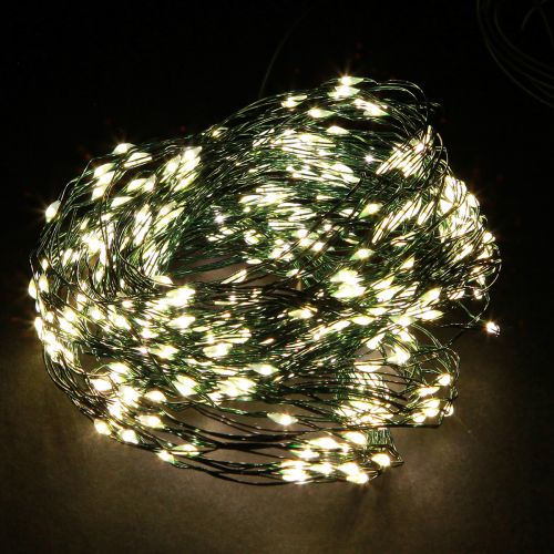 Floristik21 Micro LED Lichterkette 180cm – Weihnachtsdeko Timer IP44 Licht für Innen/Außen