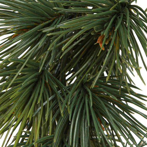 Floristik21 Üppiger Künstlicher Adventskranz Piniennadeln 22cm Dekoration Weihnachten