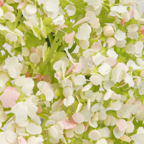 Artikel Blumenkranz Kunstblumen Weiß Rosa Grün Ø25cm Dekokranz Frühling
