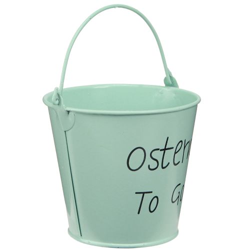 Artikel Mini Eimer Ostern Deko Orange Mint Gelb Vielseitig 8×7cm 6er Set