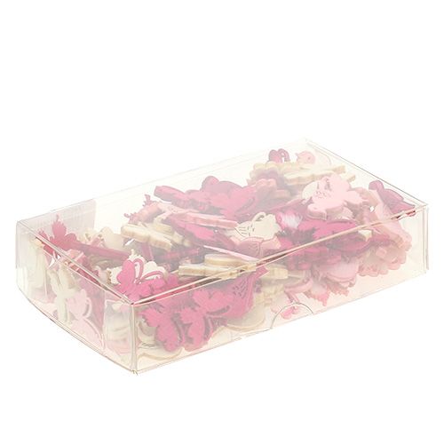 Artikel Mini Frühling Streudeko 2cm Pink sortiert 144 St