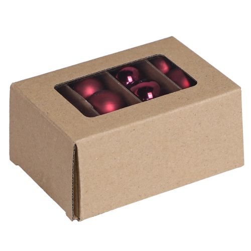 Artikel Mini Glaskugeln Weihnachten Berry Ø3cm Set - Festliche Baumkugeln, Dekokugeln 22 Stück
