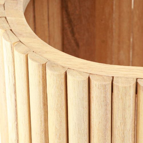 Artikel Mini-Hochbeet Jardiniere Pflanzkübel Holz Elegant Ovale Deko 50×20cm