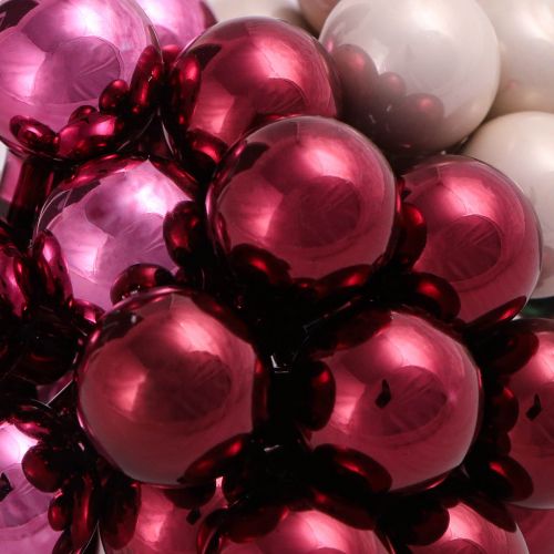 Artikel Mini Weihnachtskugeln am Draht Berry Mix Ø20mm 140 St - Festlicher Deko-Charme