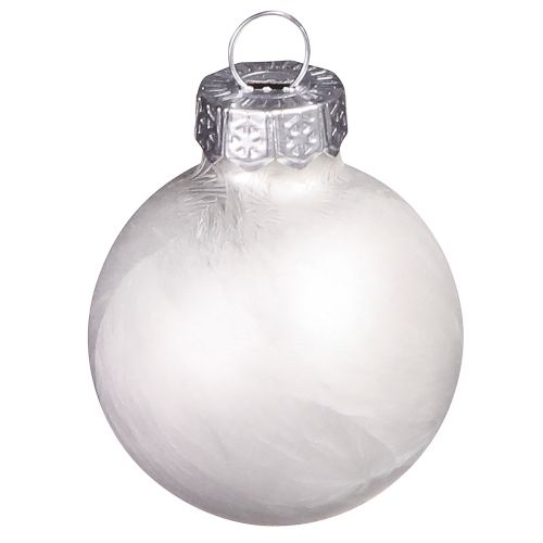 Artikel Weiße Mini-Weihnachtskugeln Ø3cm Glas Winterzauber 22er Set für festliche Dekoration