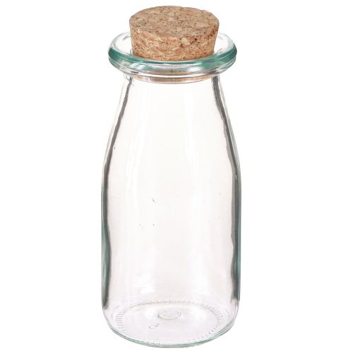 Artikel Minivasen Glas Retro Vasen mit Korken - Dekoration Hochzeit Tischdeko 6er Set