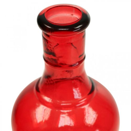 Minivasen Glas Deko Glasvasen Rosa Pink Rot Lila 15cm 4St
