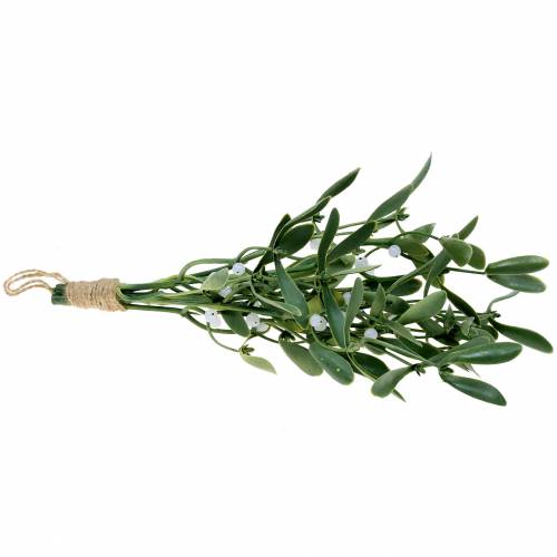 Floristik21 Mistelzweig mit weißen Beeren 30,5cm