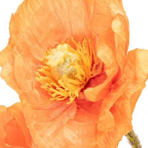 Artikel Künstlicher Mohnblumenstrauß 75 cm Orange 3 Zweige für stilvolle Dekoration