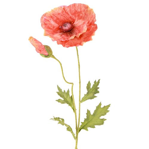 Artikel Mohnblume Kunstblume Orange Ø13cm 84cm für stilvolle Dekoration