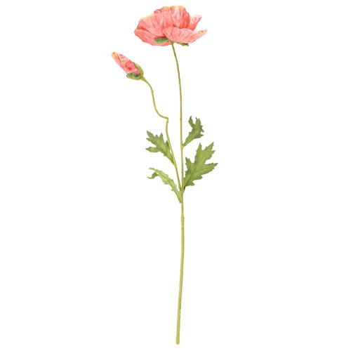 Artikel Mohnblume Kunstblume Orange Ø13cm 84cm für stilvolle Dekoration