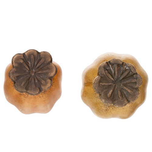 Artikel Gartenstecker Mohnkapsel Set 4 Stück Keramik Braun 41 cm für Gartendekoration und DIY