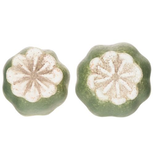 Artikel Mohnkapseln am Stab aus Keramik 41 cm – Set mit 4 Deko-Steckern in Grün für Garten und Balkon