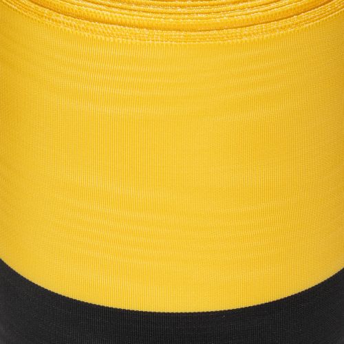 Moiré Kranzband 150mm Gelb-Schwarz - Trauerband, Schärpe, Deko, Vereinsband - 25m Rolle | Floristik21.de