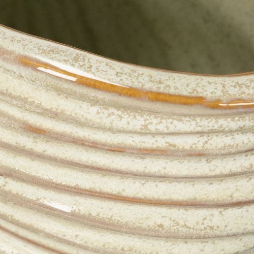 Artikel Keramik-Blumentopf Schneckenform 21cm – Stilvolle Pflanzendekoration für Innen und Außen