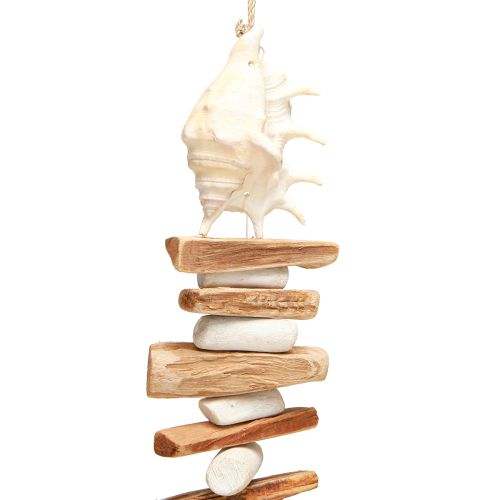 Artikel Maritime Muschelgirlande Seeschnecken Naturdeko 69cm 3St