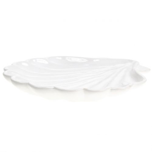 Dekoschale Muschel Weiß 15cm x 16cm 3St