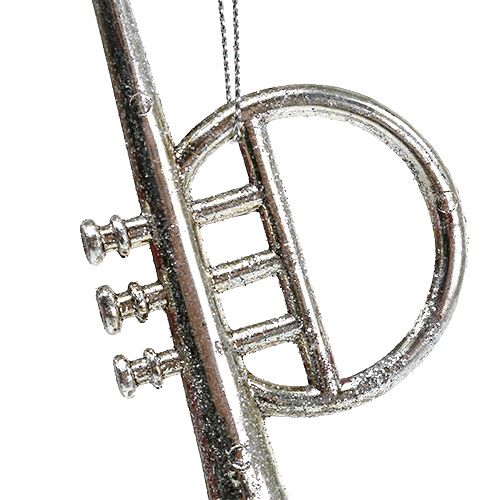 Artikel Musikinstrumente sort. 12cm - 14,5cm Silber 3St