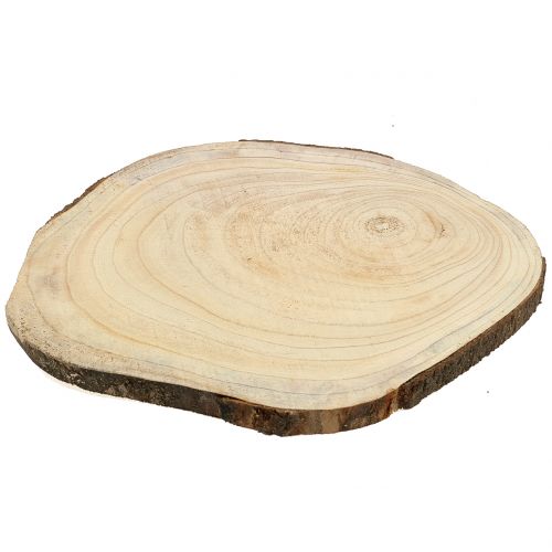 Baumscheibe Blauglockenbaum Natur Ø35–45cm Baumscheibe Blauglockenbaum Natur Ø35–45cm
