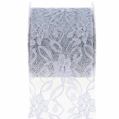 Spitzenband Dekoband Grau 70mm 15m Spitzenband Dekoband Grau 70mm 15m