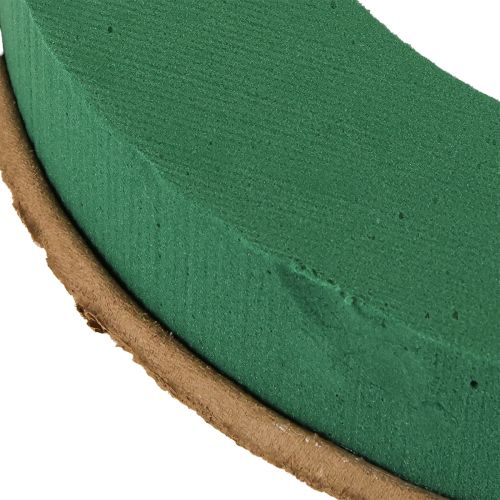 Floristik21 Nass-Steckschaum Kranzunterlage Karton Ø25cm 2er Set für Floristik und Trauerkränze