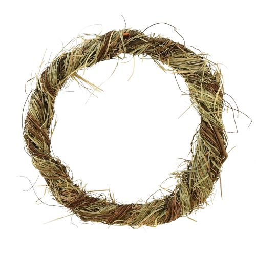 Artikel Naturkranz Rebenkranz mit Heu Deko Kranz Ø29cm 2St