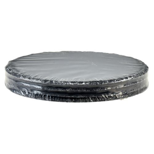 Artikel Natürliche Schieferplatte rund Steintablett Schwarz Ø20cm 4 St