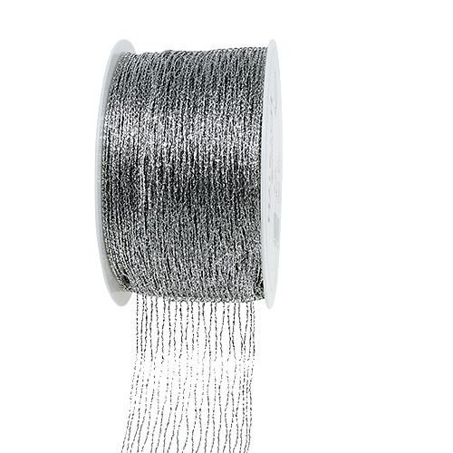 Netzband Silber drahtverstärkt 40mm 15m Netzband Silber drahtverstärkt 40mm 15m