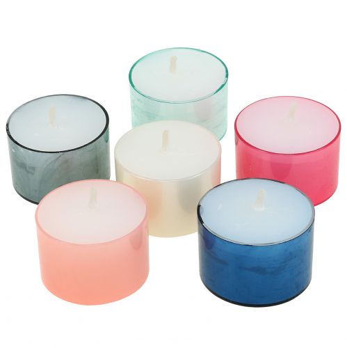 Colorlights Teelichter Pastell sortiert 40St