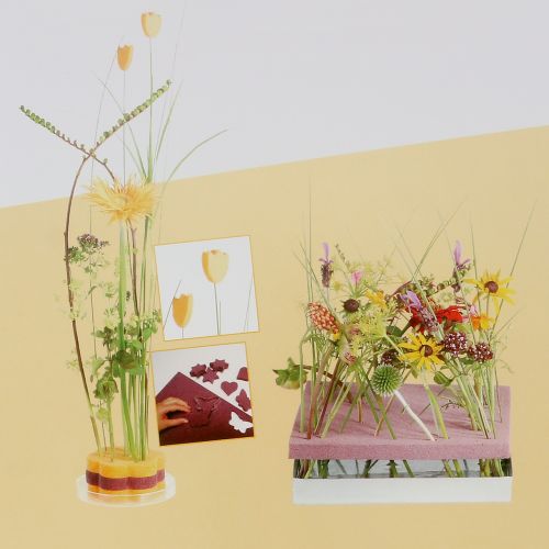 Steckschaum Designer Platten Steckmasse Altrosa 34,5cm × 34,5cm 3St