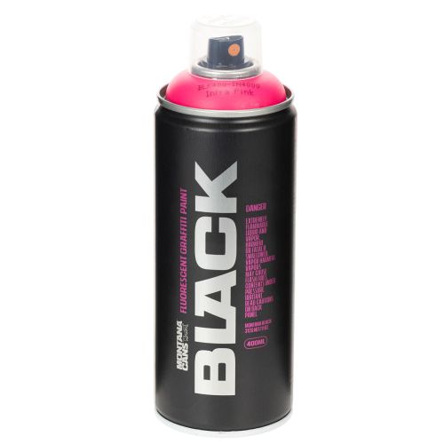 Sprühlack Farbspray Leuchtfarbe Neon Pink fluoreszierend Montana Cans 400ml