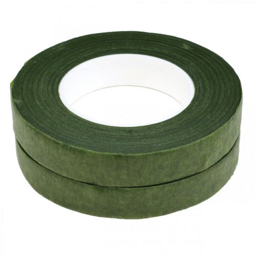 Artikel OASIS® Flower Tape, Blumenband selbstklebend, Moosgrün B13mm L27,5cm 2 St