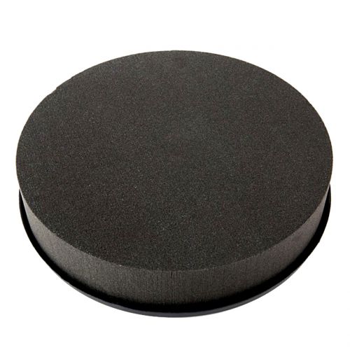 Floristik21 Steckmoos Zylinder Steckmasse Schwarz Ø28cm H5cm 2St