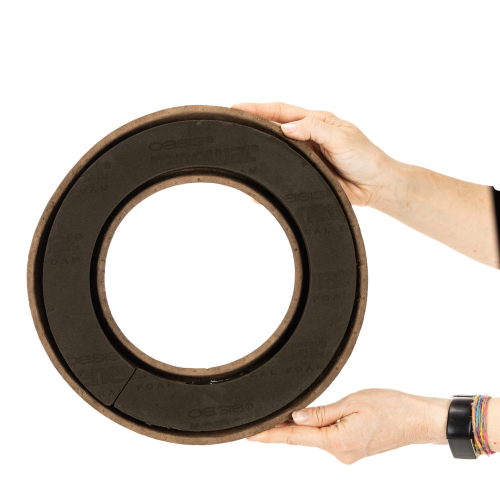 OASIS® Renewal® Floral Foam Biolit® Steckschaum-Ring, rund, 31 cm, 2 Stück | Floristik21.de