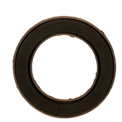 OASIS® Renewal® Floral Foam Biolit® Steckschaum-Ring, 40 cm, braun und schwarz, 2 Stück