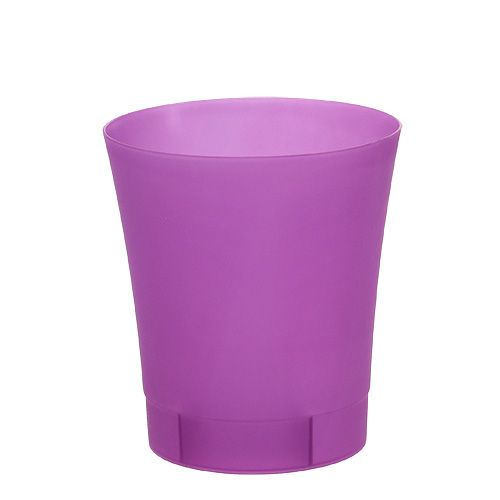 Floristik21 Orchideentopf Plastik Violett Ø12,5cm H14cm