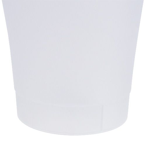 Floristik21 Orchideentopf Plastik Weiß Ø12,5cm H14cm, 1St