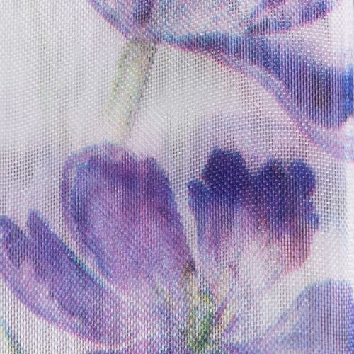 Organzaband Chiffonband Papageientulpen Lila 40mm 18m | Floristik21.de