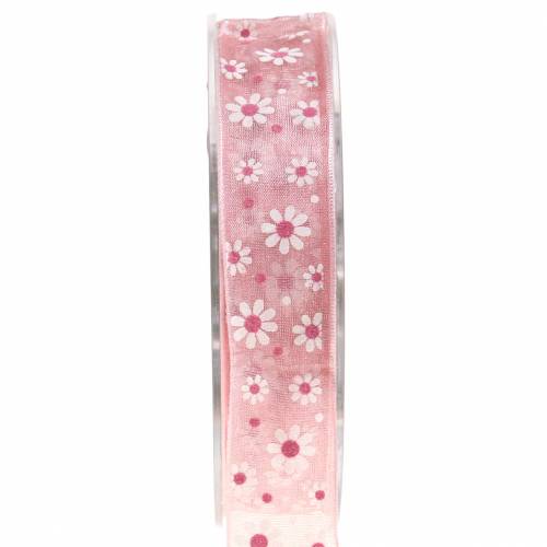 Floristik21 Geschenkband Rosa 20mm 20m