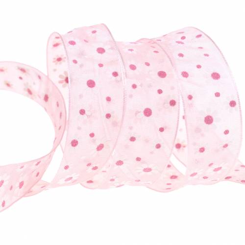 Geschenkband Rosa 20mm 20m