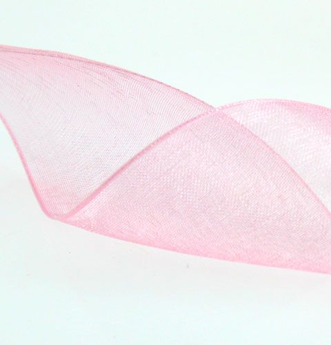 Organzaband in Rosa 40mm 50m